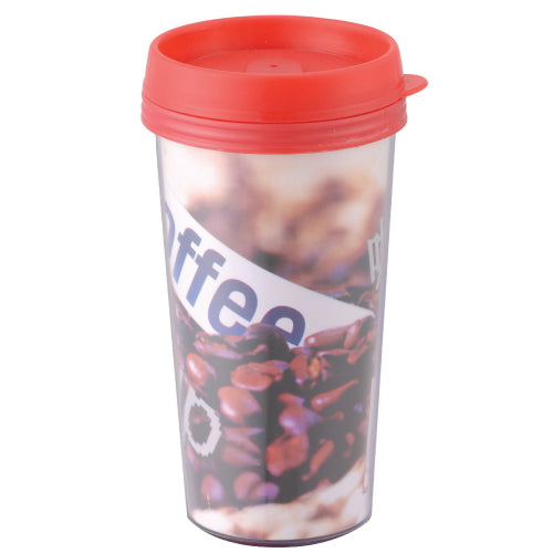 Plastic advertising coffee cup