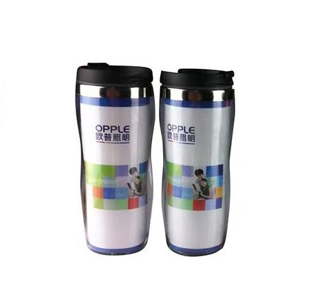 Plastic advertising coffee cup 350ml