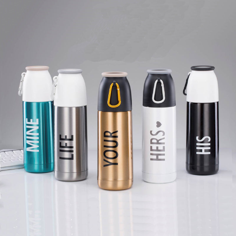 Concise Stainless Steel Thermos - 350ML