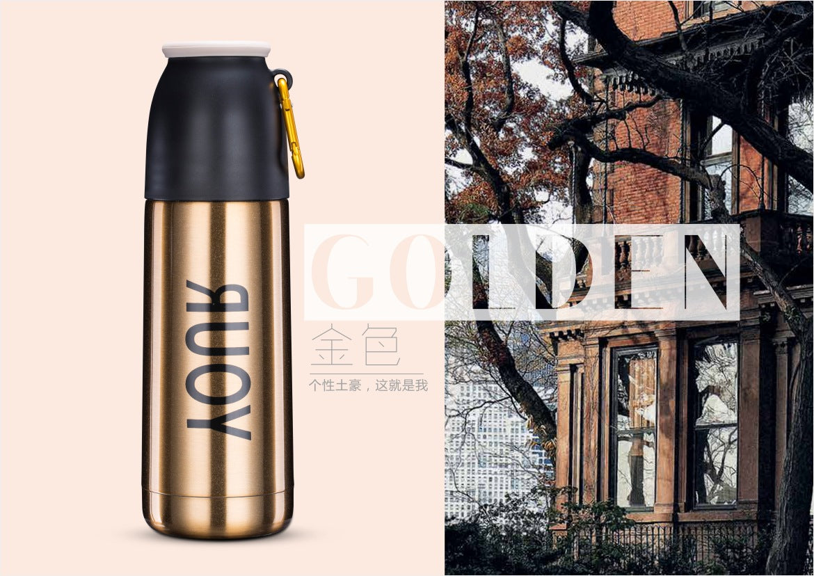 Concise Stainless Steel Thermos - 350ML