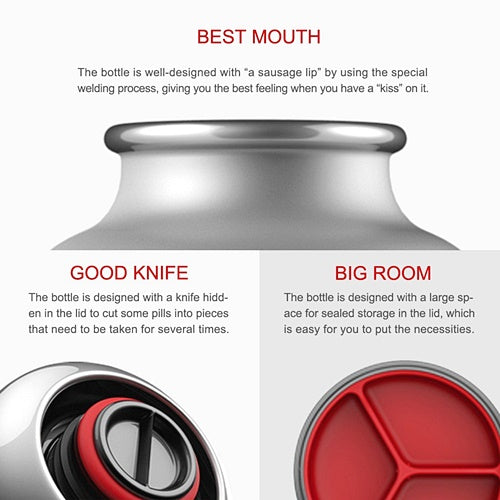 Thermos Vacuum Insulated Storage Water Bottle 450ml