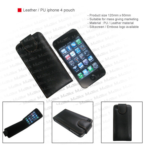 Leather / PU iphone 4 pouch