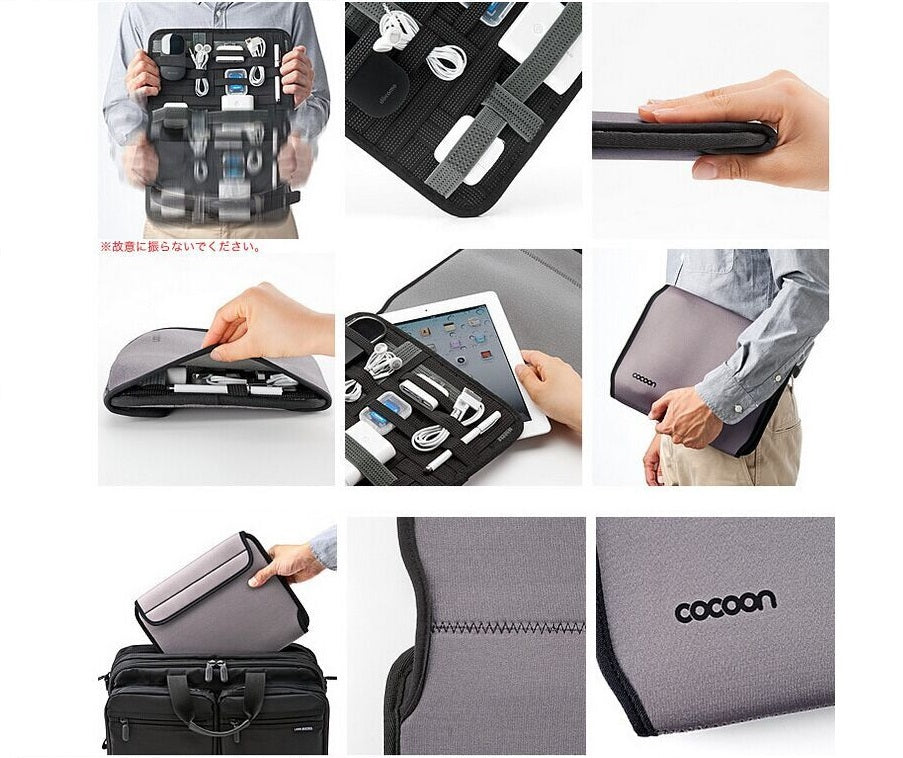 Travel tablet organizer