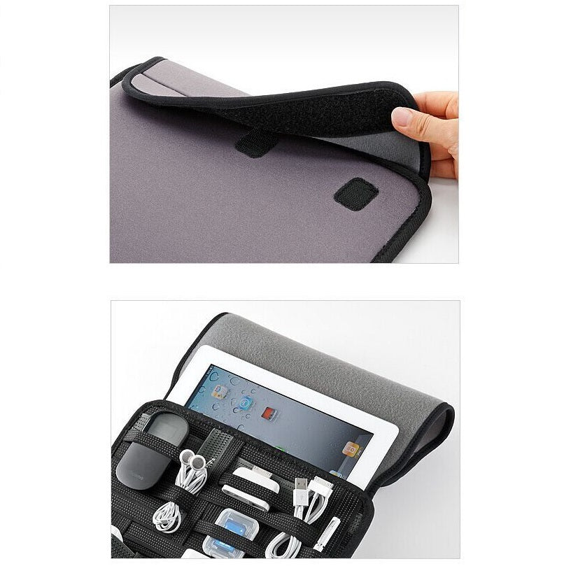 Travel tablet organizer