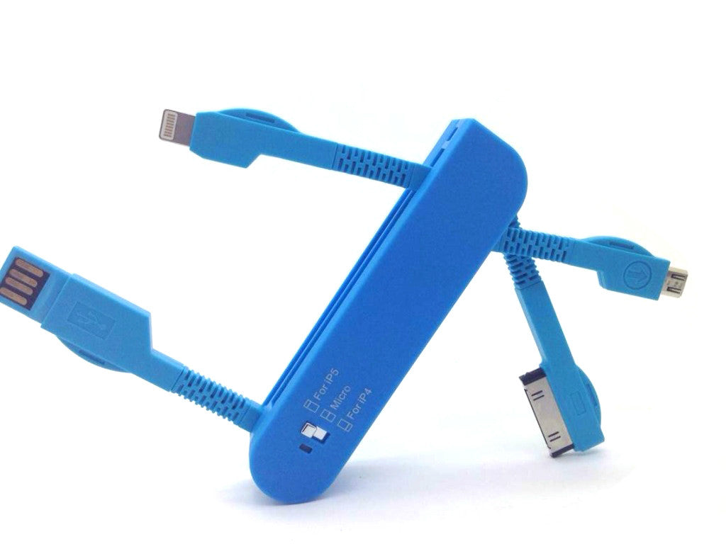 Swiss Army Knife style usb multi charger data cable