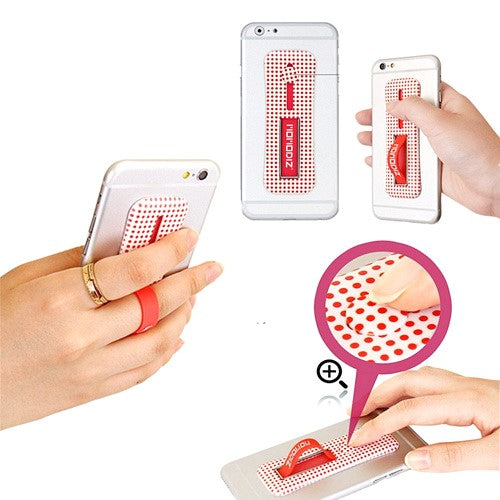 Multifunctional silicon easy grip phone stand