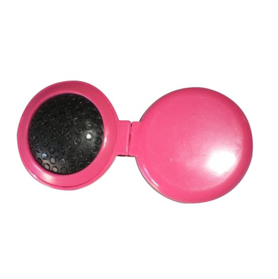 Foldable mirror with comb