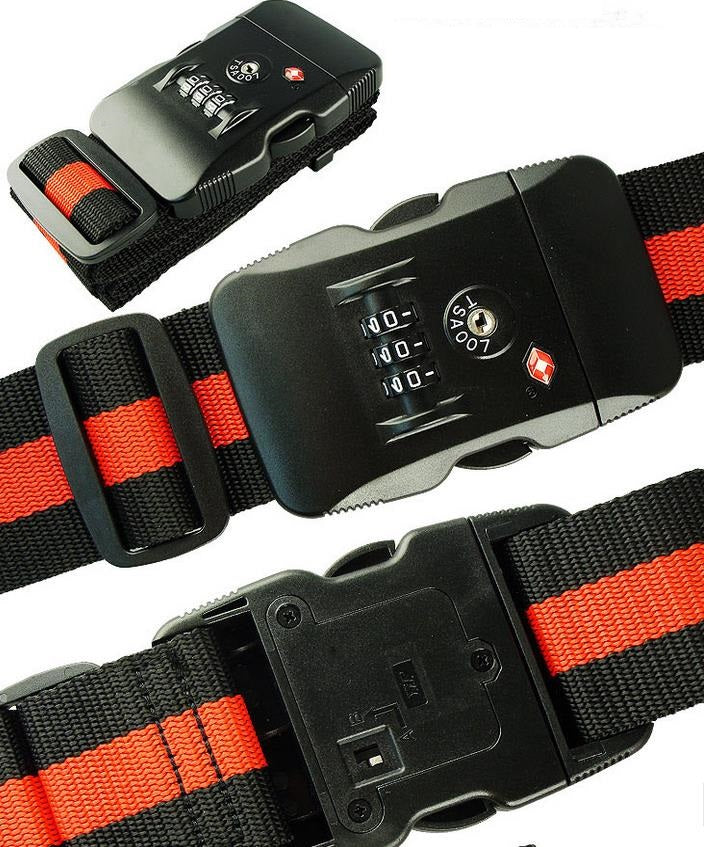 Nylon Luggage Belt with US password lock
