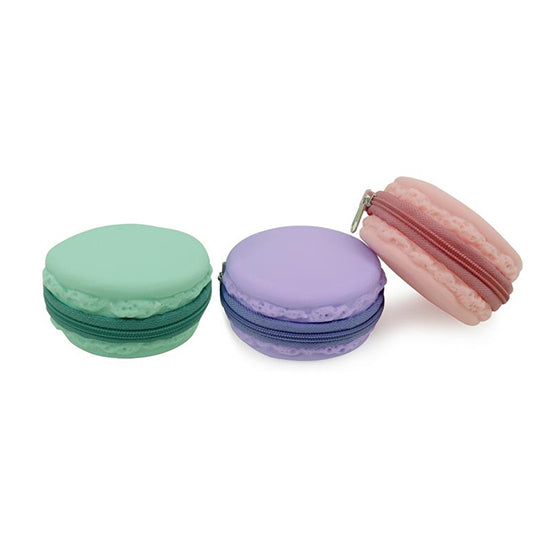 Macaron silicon coins purse