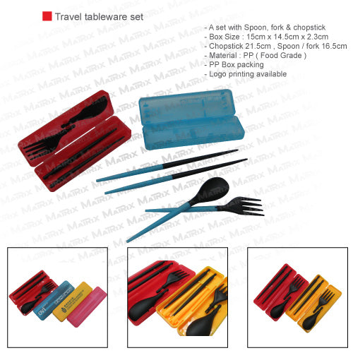 Travel tableware set