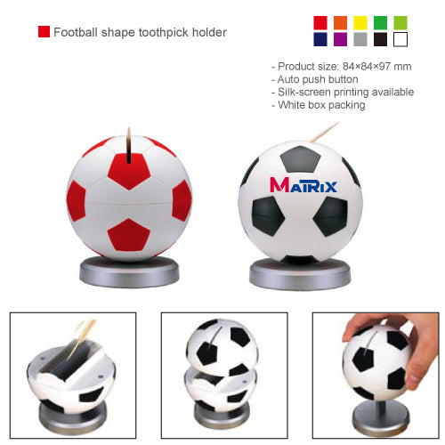 Football shape toothpick holder