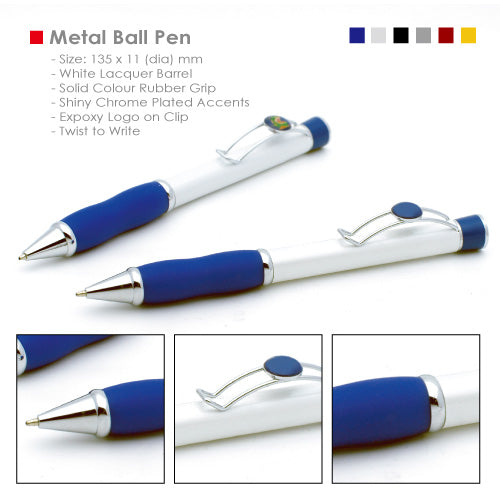 Metal ball pen