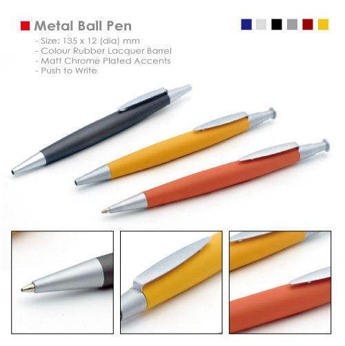 Metal ball pen