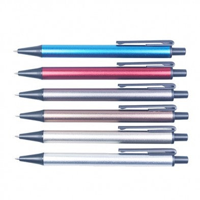 Push type metal pen