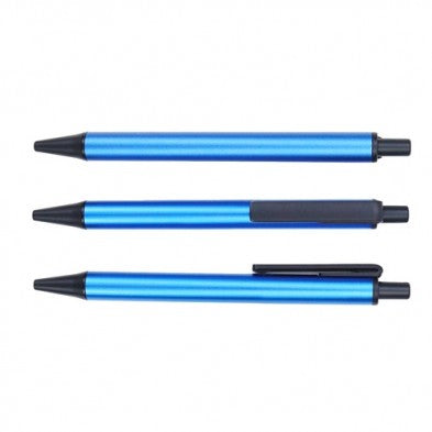 Push type metal pen