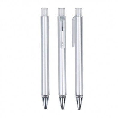 Flat metal pen