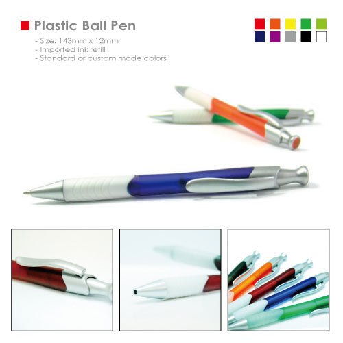 Plastic ball pen