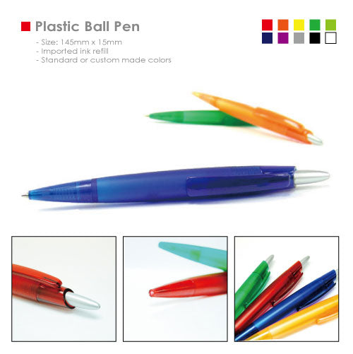 Plastic ball pen