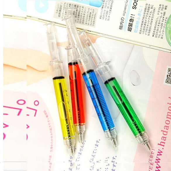 Syringe ball pen