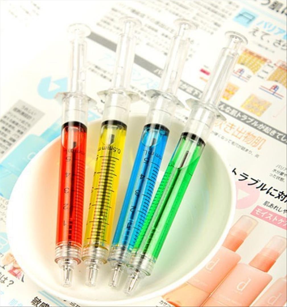 Syringe ball pen