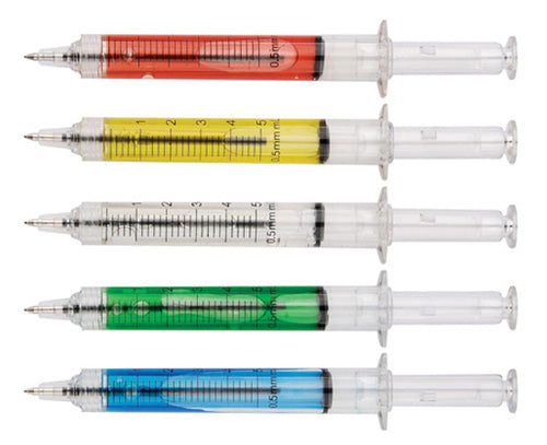 Syringe ball pen
