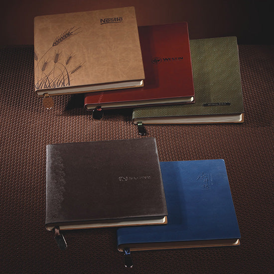 PU Hard Cover Perfect Binding Notebook