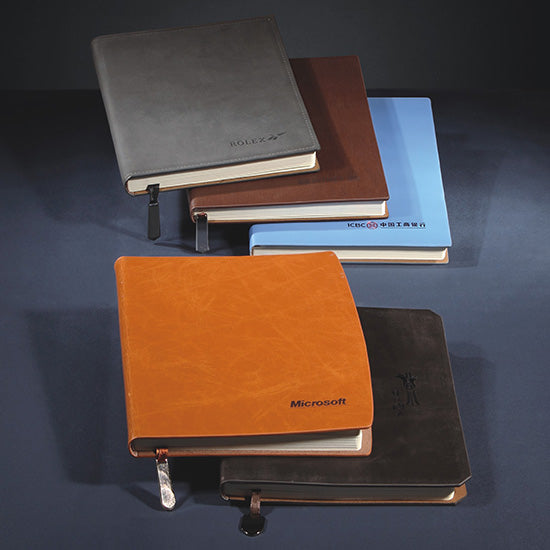 PU Hard Cover Perfect Binding Notebook