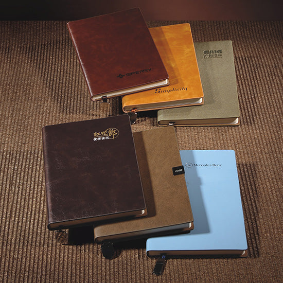 PU Hard Cover Perfect Binding Notebook