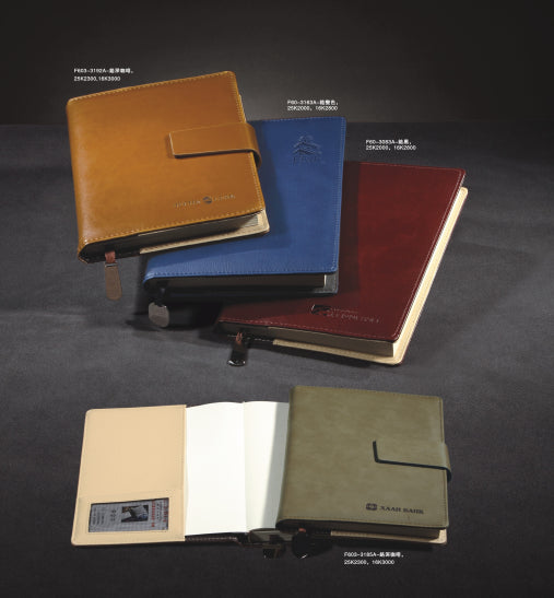 PU Hard Cover Perfect Binding Notebook