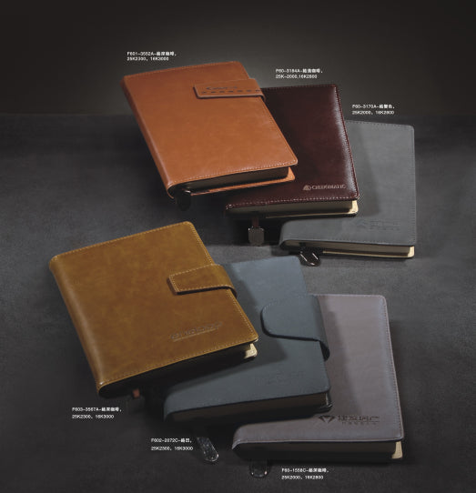 PU Hard Cover Perfect Binding Notebook
