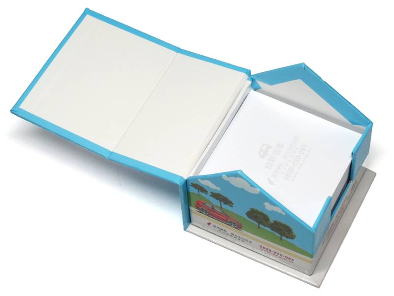 House shape memo pad box set