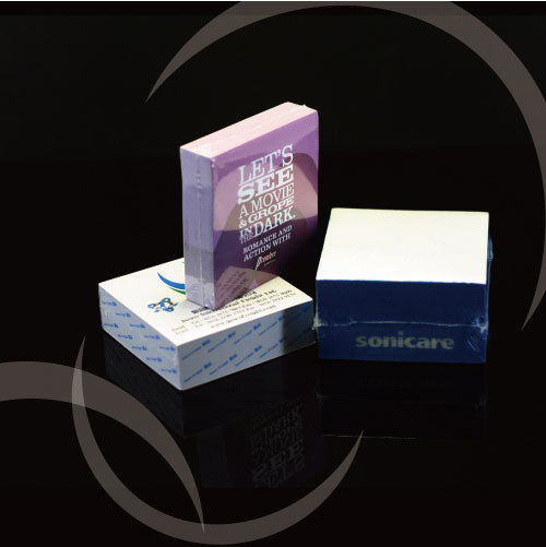 Full color print memo cube