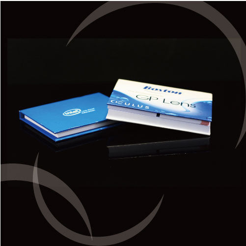 Hard shell cover sticky memo pad