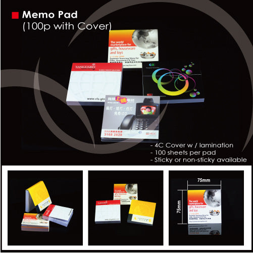 Post-it Memo pad with cover