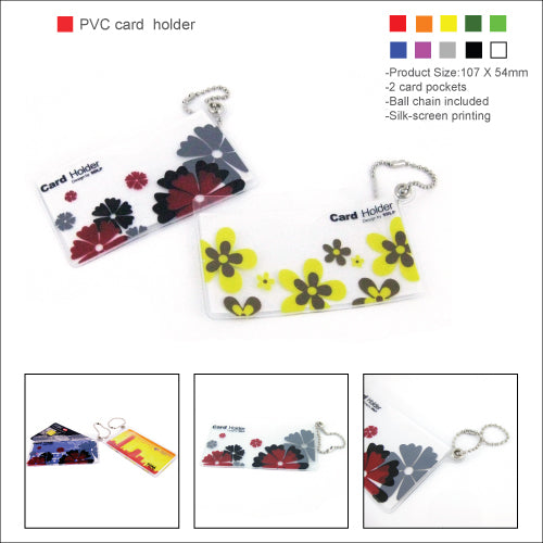 PVC card holder