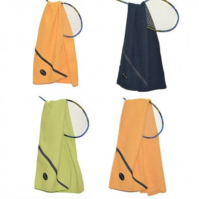 Microfiber Fitness Towel with Zipper and Pocket