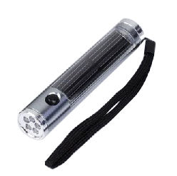 Solar flashlight (high-grade aluminum alloy)