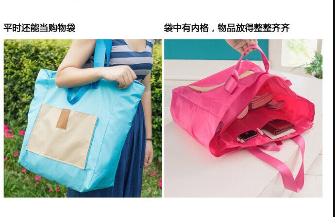 Folding shoulder bag