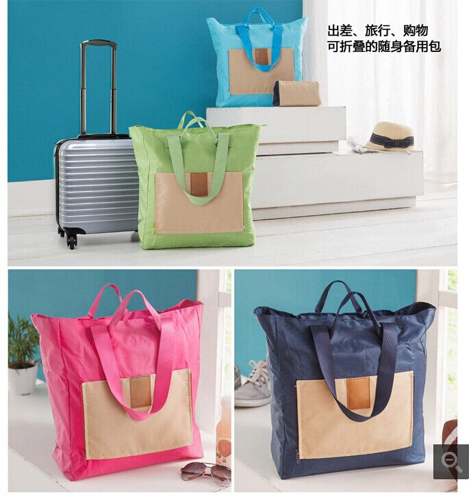 Folding shoulder bag