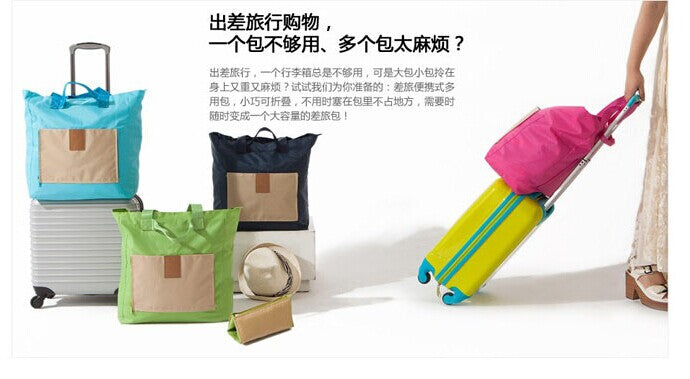 Folding shoulder bag