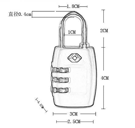 US Customs TSA lock