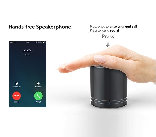 Aluminum Portable Bluetooth speaker