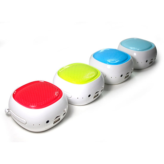 Square portable bluetooth speaker