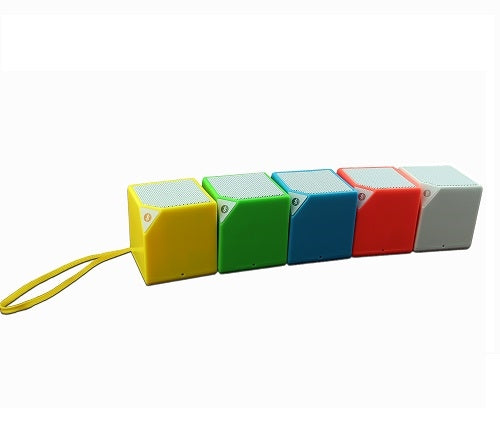 Square portable wireless bluetooth speaker