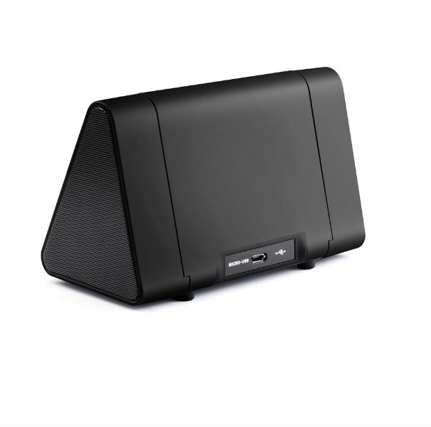 Wireless stereo triangle speaker