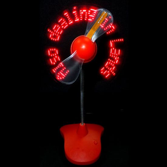 LED desktop fan