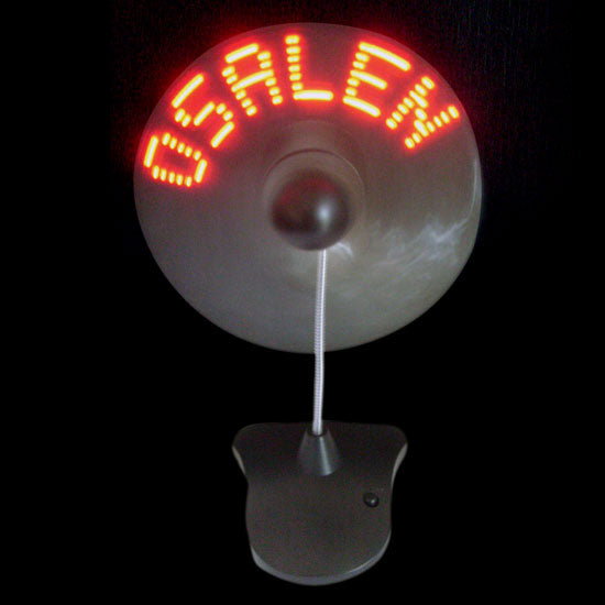 LED desktop fan