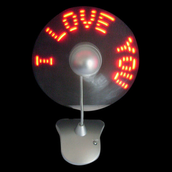 LED desktop fan
