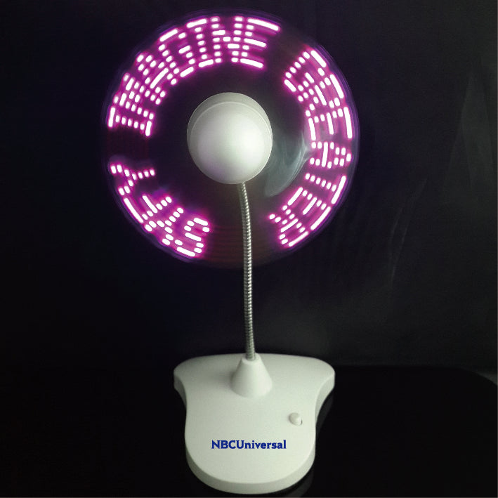 LED desktop fan