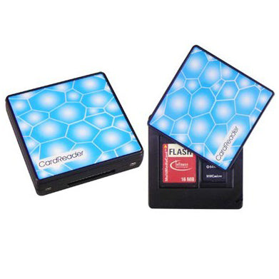 Card reader with card holder
